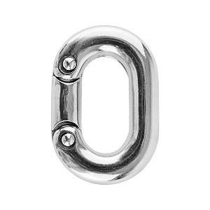 Elo Conector De Corrente Calibrada 8 mm Din 766 Aço Inox 316