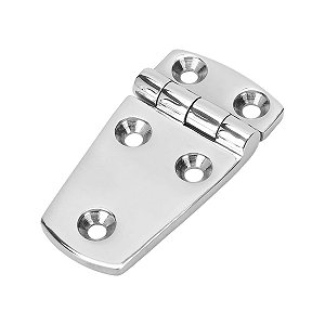 Dobradiça De 5 Furos em Aço Inox 316 75 X 38 X 3 mm