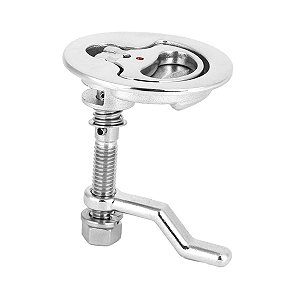 Puxador De Pressão Cockpit Com Trava em Aço Inox 316 64 X 75 X 62 mm