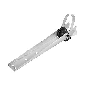 Lançador púlpito de proa em aço inox 316 390x50 mm