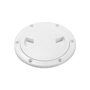 Tampa De Inspeção em ABS Branca 4 Polegadas com Vedação