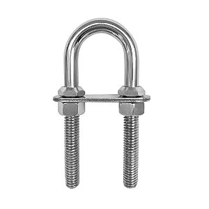 Ferragem de Proa ou Popa U-Boat em Aço Inox 3/8 Pol P/ Barco