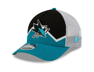BONÉ NEW ERA 9FORTY M-CROWN TRUCKER "SAN JOSE - SHARKS"