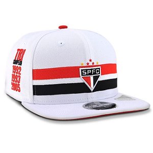 BONÉ NEW ERA 9FIFTY "SÃO PAULO FUTEBOL CLUBE - TRI CAMPEÃO"