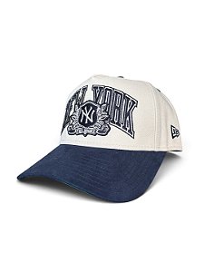 BONÉ NEW ERA 9FIFTY A-FRAME "NEW YORK YANKEES - ABA EM CAMURÇA"