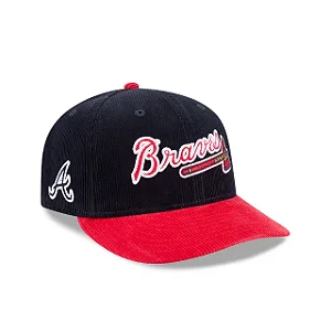 BONÉ NEW ERA 9FIFTY "ATLANTA BRAVES - VELUDO" PRE-CURVED