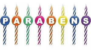 Vela Feliz Aniversário Palito Neon Colorida - 16 unid - Pular e Brincar  Artigos Para Festas