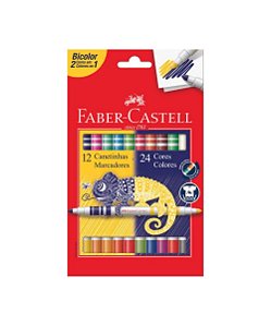 Canetinha Hidrográfica - Faber-Castell - Estojo com 12 Cores