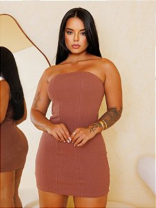 Vestido Corselet com Forro Tomara Que Caia