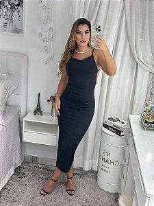 Vestido Lais Costa Nua de Suplex Premium