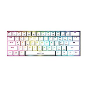 Teclado Gamer Gamdias Hermes E3 White SWITCH BROWN