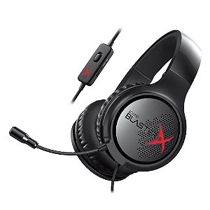 HEADSET GAMER CREATIVE SOUND BLASTER X PRO-GAMING H3 PRETO