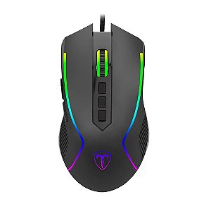 Mouse Gamer T-Dagger Darkangel RGB 4000DPI Preto - T-TGM209