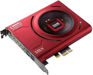 PLACA DE SOM GAMER PCI-E EXPRESS HIGH-PERFORMANCE BLASTERZSE