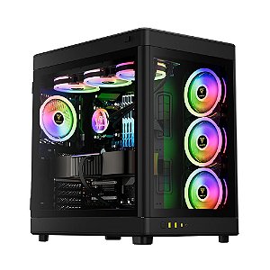 GABINETE GAMER GAMDIAS NESO P1 B PRETO