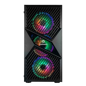 Gabinete Gamer One Power Fractal Mid Tower Preto