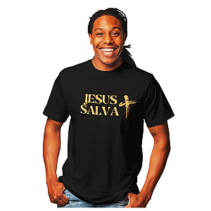 Camiseta Masculina Evangélica Gospel Cristã Jesus Salva