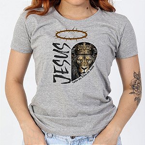 Baby Look Frases Cristãs Leão da Tribo de Judá Promoção