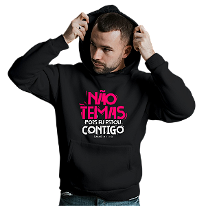 Blusa Moletom Gospel Cristã Evangélica Não Temas Promoção