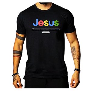 Camiseta Gospel Cristã Evangélica Promoção Jesus Google