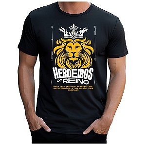 Camiseta Gospel Cristã Evangélica Herdeiros Promoção