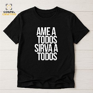 Camiseta Para Voluntários da Igreja Ame a Todos