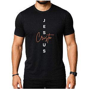 Camiseta Cristã Evangélica Jesus Cristo Vertical