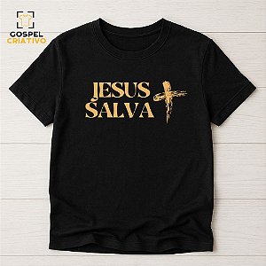 Camiseta Cristã Evangélica Jesus Salva