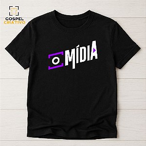 Camiseta Para Equipe de Mídia da Igreja