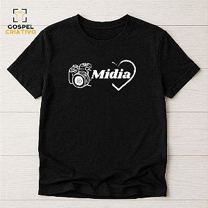 Camiseta Para Equipe de Mídia na Igreja
