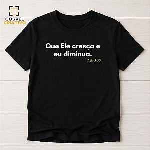 Camiseta Cristã Evangélica Versículo