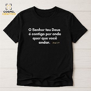 Camiseta Cristã Evangélica Versículo