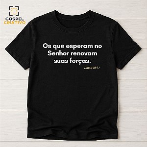Camiseta Cristã Evangélica Versículo