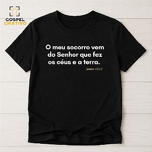 Camiseta Cristã Evangélica Versículo