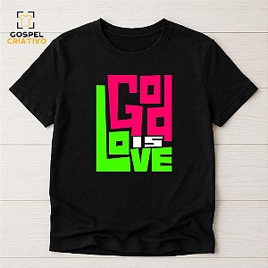 Camiseta Cristã Evangélica God is Love