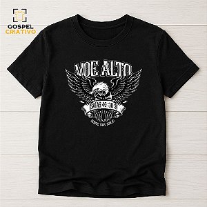 Camiseta Cristã Evangélica Voe Alto