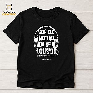 Camiseta Cristã Evangélica Louvor