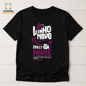 Camiseta Cristã Evangélica Vinho Novo
