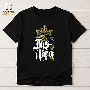 Camiseta Cristã Evangélica Justiça