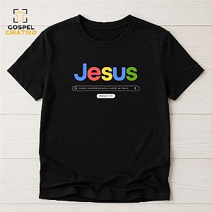 Camiseta Cristã Evangélica Jesus Google