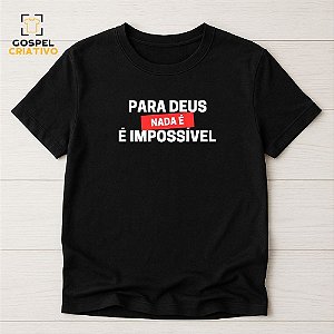 Camiseta Cristã Evangélica Fé