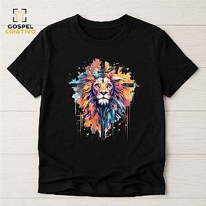 Camiseta Cristã Evangélica Leão