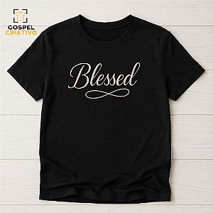Camiseta Cristã Evangélica Blessed