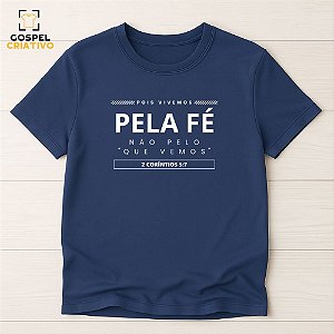 Camiseta Cristã Evangélica Fé