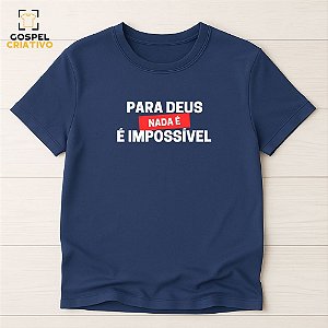 Camiseta Cristã Evangélica Fé