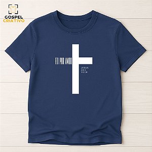 Camiseta Cristã Evangélica Cruz