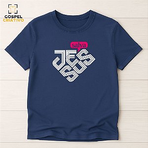 Camiseta Cristã Evangélica Jesus Herói