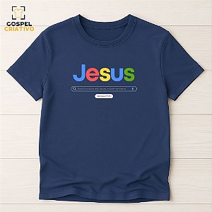 Camiseta Cristã Evangélica Jesus Google