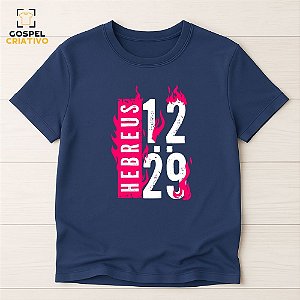 Camiseta Cristã Evangélica Hebreus 12