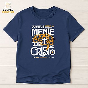 Camiseta Cristã Evangélica Mente de Cristo